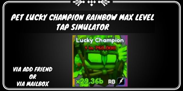 Pet Lucky Champion Rainbow | Tap Simulator
