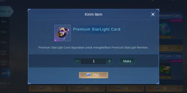 Premium Starlight Card