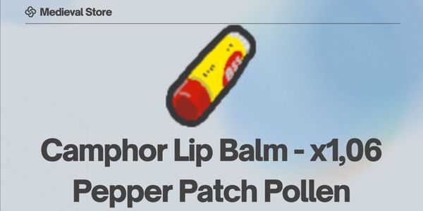Camphor Lip Balm - x1,06 Pepper Patch Pollen