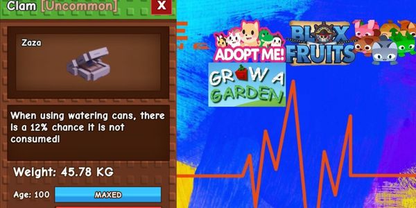 HUGE Clam Age 100 Weight 45.78KG - Grow A Garden