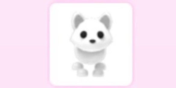Pet Normal Arctic Fox (item adopt me)