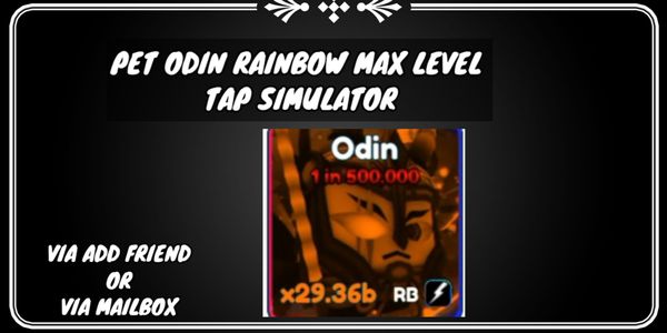 PET ODIN RAINBOW MAX LEVEL | TAP SIMULATOR