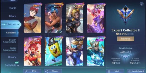 HERO 123 EMBLEM MAX + SPONGEBOB + MEOW JULIAN + 13 EPIC YSS FREYA HARLEY KAGURA ALDOUS YSS VALE + GAARA VALE + MYTH2024 CLINT + P.ACE FANNY
