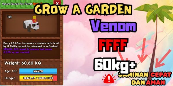 Venom French Fry Ferret 60kg | Venom FFF 60kg | FFF 20min | Grow A Garden