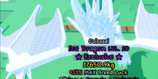 Colossal Ice Dragon - Catch And Tame