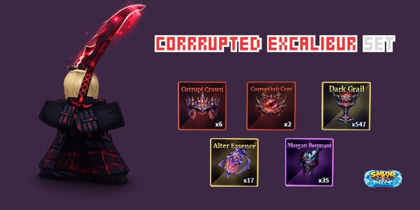 Corrupted Excalibur Set