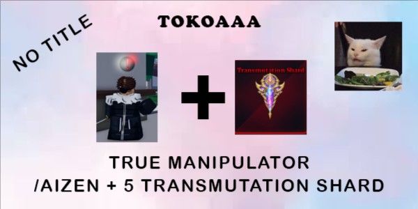 True Manipulator/Aizen Set + Mastery | Sailor Piece