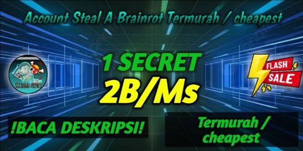 Akun Steal A Brainrot Cheapest