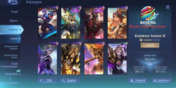 CHEAP ML ACCOUNT AFFORDABLE PRICE SKIN 91