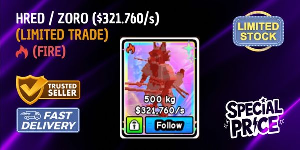 FIRE HRED / ZORO ($321.760/s) | BUILD A ZOO