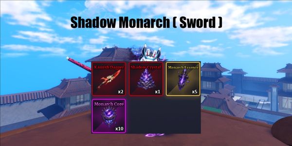 Sailor Piece - Shadow Monarch Sword