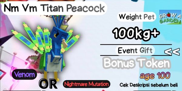 Nightmare / Venom Titan / Godly Peacock | 100kg+ | Banana Cat Shop