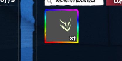 Resurrected Ba'al's Head