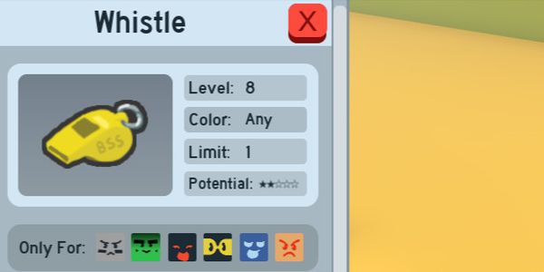 Bee Swarm Simulator - Whistle (1 SCP) Beequip fully waxed