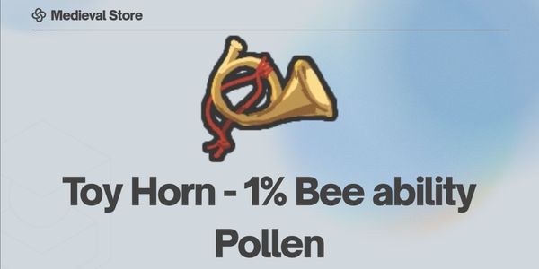 Toy Horn - 1% Bee Ability Pollen