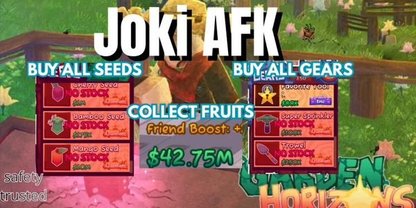 JOKI AFK 3 HEURES - Garden Horizons