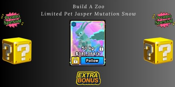 Build A Zoo Limited Pet Jasper Mutation Snow