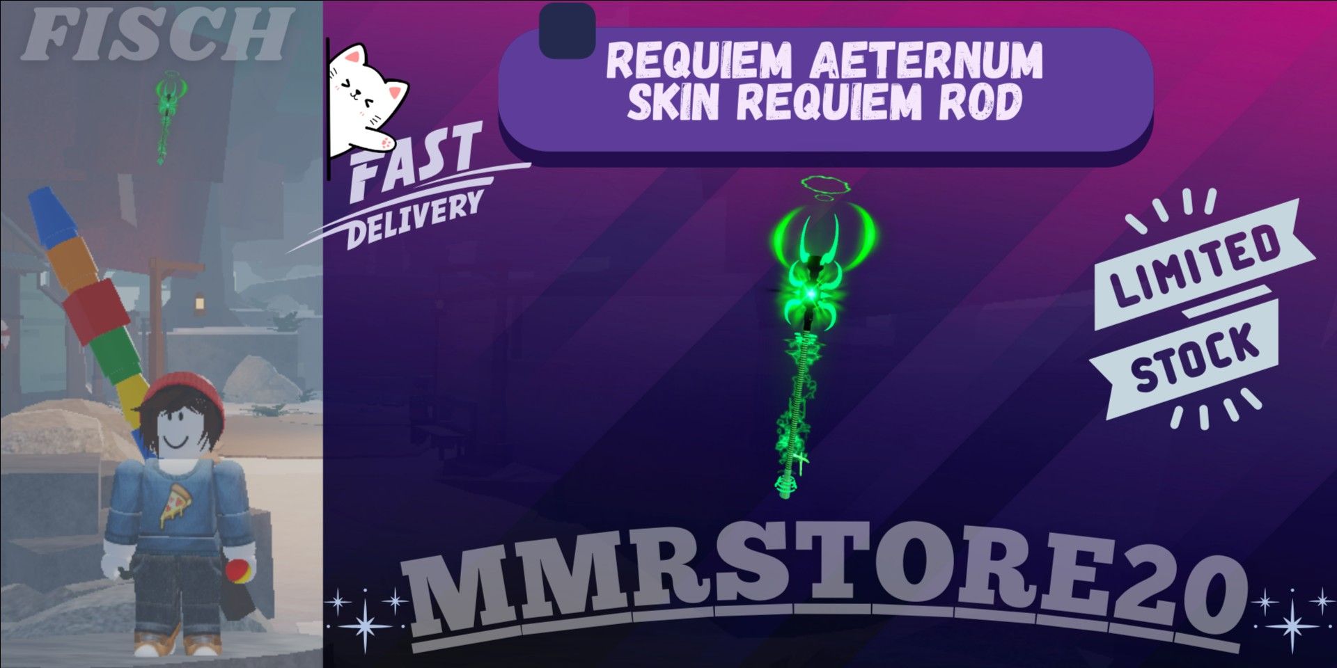 Requim Rod Beli Item Requiem Aeternum | Skin Rod Limited | Skin Requiem Rod | Fast ...