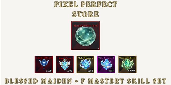 Blessed Maiden + F Mastery Skill Set