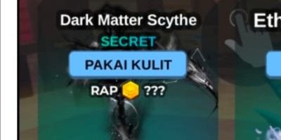 Limited Item (Rod Skin) 1! Dark Matter Scythe Skin
