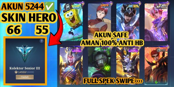 Mobile Legend GG account best price #5244