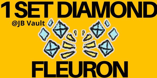 1 Set Shining Diamond Fleuron - Bee Swarm Simulator