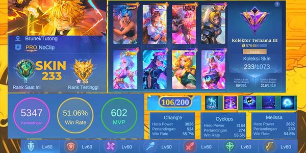 #95 CHEAP MOBILE LEGENDS ACCOUNT