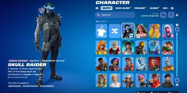 Fortnite Account 1500 Skins