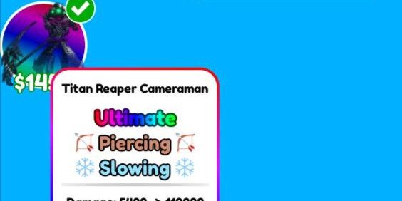 Titan Reaper Cameraman Ultimate - Toilet Tower Defense