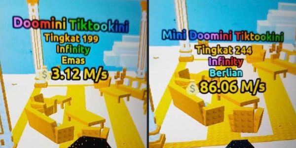 Infinity Doomini Tiktookini Random Mutation | Escape Tsunami For Brainrots