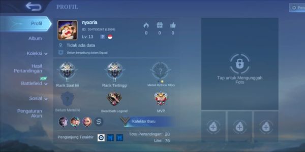 Mobile Legends account