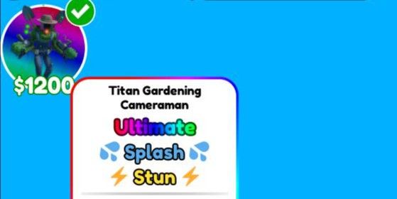 Titan Gardening Cameraman Ultimate - Toilet Tower Defense