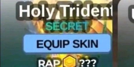 Limited Item (Rod Skin) 1! Holy Trident Skin