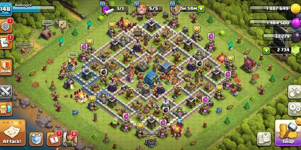 LikelyD211 || TH 12 || Walls Good + Best Account + Special Offers || BK 44 AQ 49 GW 20 || Detail On Description.