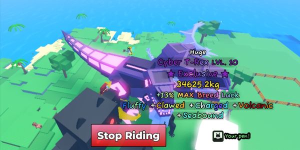 huge cyber t-rex (exclusive)
