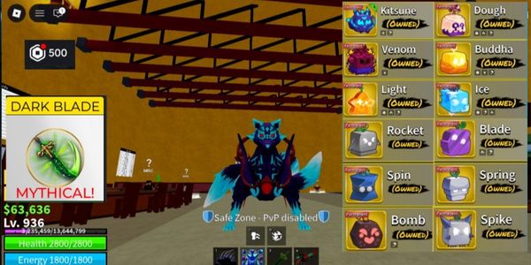 Blox Fruits Account | Permanent | Ready for Battle | As Pictured | No. #12