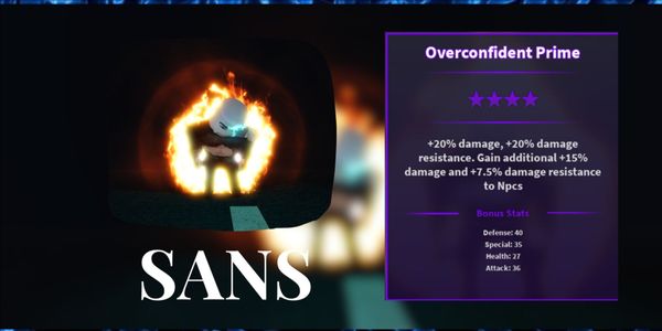 Overconfident Prime Sans - A Universal Time