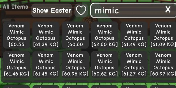 Huge Mimic Octopus | Mimic Octopus Huge | Venom Mutation | 60kg-62kg | Grow A Garden | Cheapest in the World