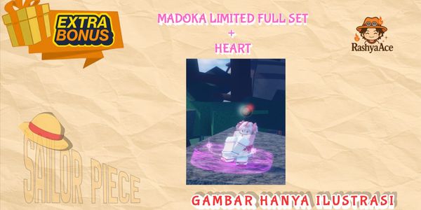 Madoka Full Set + Heart | CHEAPEST + EXTRA BONUS | SAILOR PIECE