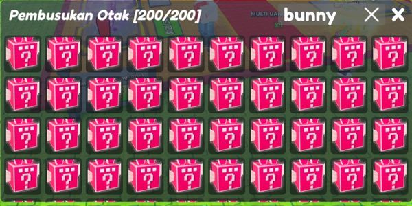Be a Lucky Block - Account Containing 200 Bunny Blocks