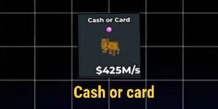 cash or card