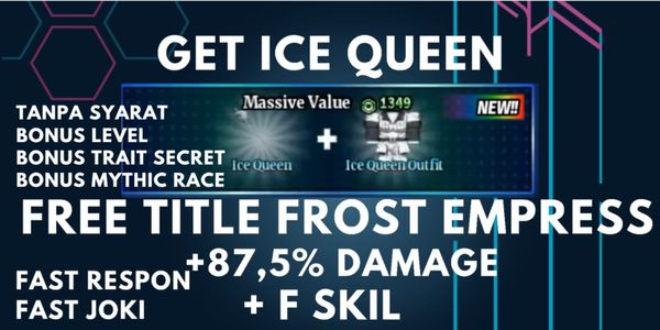 Joki Ice Queen Sailor Piece Bonus++ Safe, Fast, Cheap (Read Description) |Sailor piece