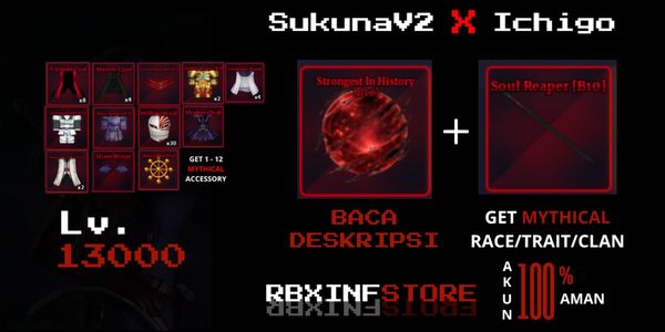 AKUN LVMAX (SUKUNAv2 + ICHIGO)
