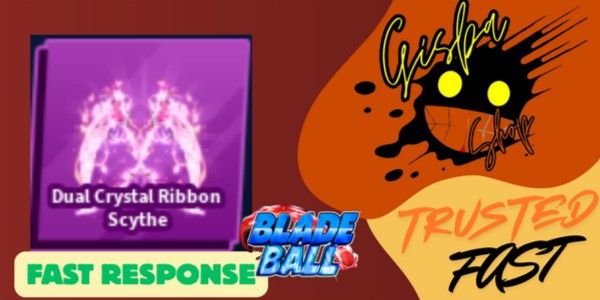 Dual Crystal Ribbon Scythe