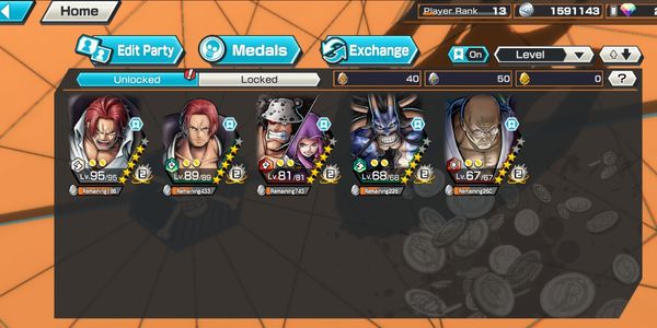 [ android ] account 4 Extreme [ White Shanks B5 | Green Shanks B5 | Kaido B4 | Nusjuro B4