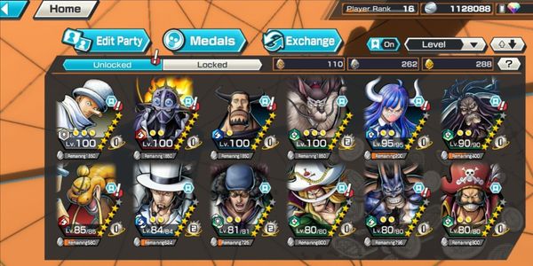 [android] account 4 Extreme (Roger, Kaido, Lucci, Kuzan)