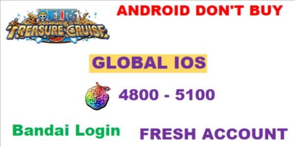 Reroll/Gacha Account One Piece Treasure Cruise [Global] iOS