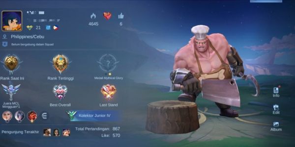 amz94 sells smurf account, skins: 43, heroes: 44, high emblem, good win rate, cheap sis
