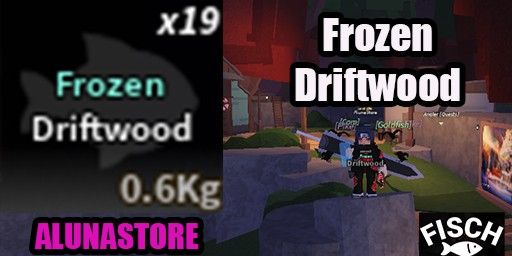 Frozen Driftwood - Material Craft Rod Fisch