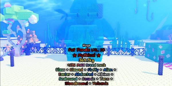 HUGE FAT PANDA [GLASS] RIDEABLE + FLYABLE